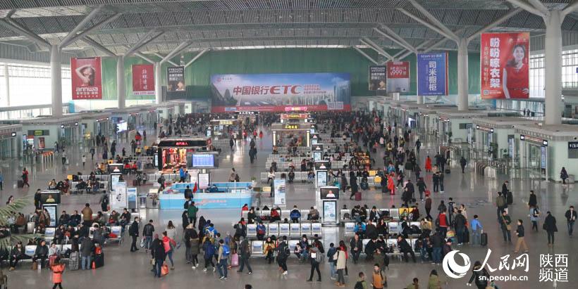 元旦假期陕西高铁预计发送旅客25万人次