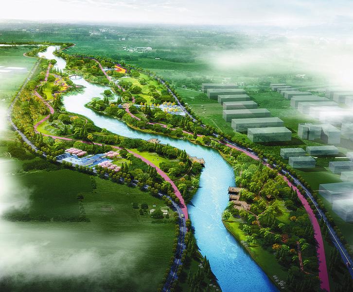 陕西省打造涝河渼陂湖八水润西安典范工程程
