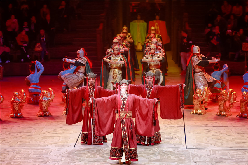 汉文化史诗长歌《汉颂》激昂重演。