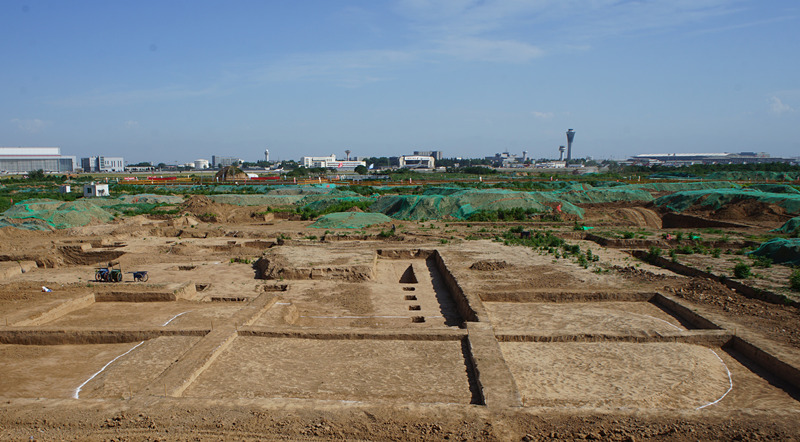 唐東陽郡主墓封土遺跡。陝西省考古研究院供圖
