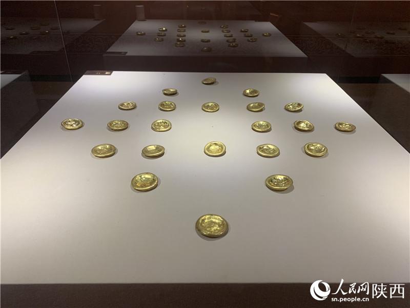 海昏侯刘贺墓出土的100余件（套）精品文物亮相秦陵博物院。李志强 摄