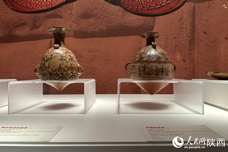 168件（組）秘魯文物在陝西歷史博物館集中展出。李志強 攝