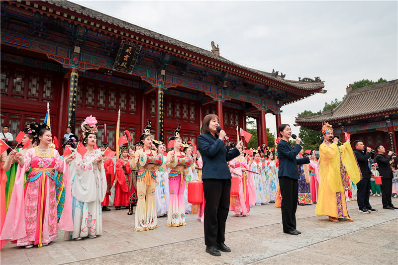 長假期間，華清宮景區策劃了一系列精彩的“文化大餐”。華清宮景區供圖