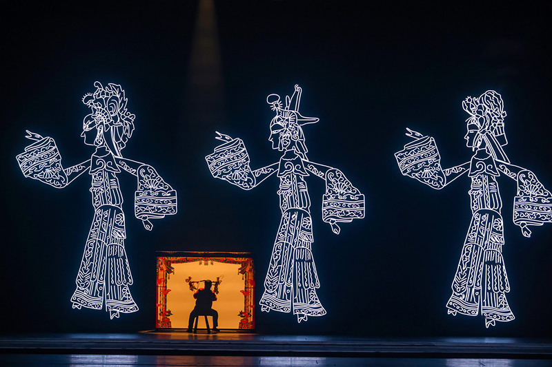 由张艺谋等创作的舞台剧《无界·长安》作为开幕演出剧目迎来舞台首秀。陕西省文旅厅供图