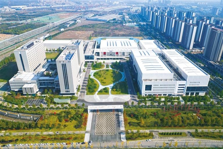 西安市体育训练中心（11月29日航拍）。