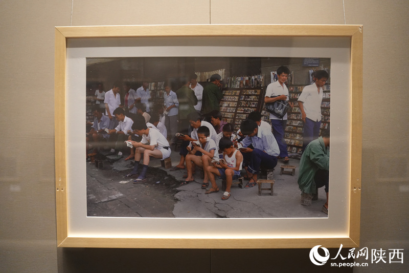 87幅城市老照片5月1日起在西安博物院集中展出。人民网记者 李志强摄