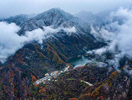 《半山红叶半山雪》组图/