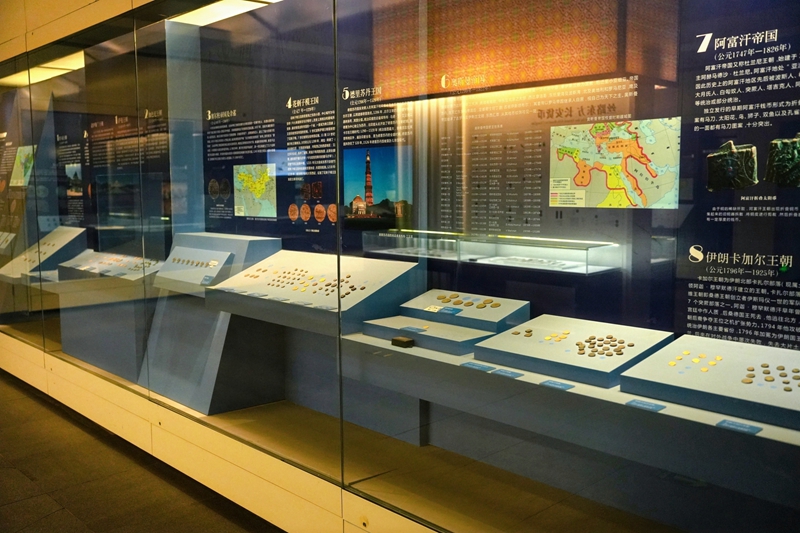 西安大唐西市博物館推出的《貨幣中的絲路故事》主題展覽。展覽方供圖