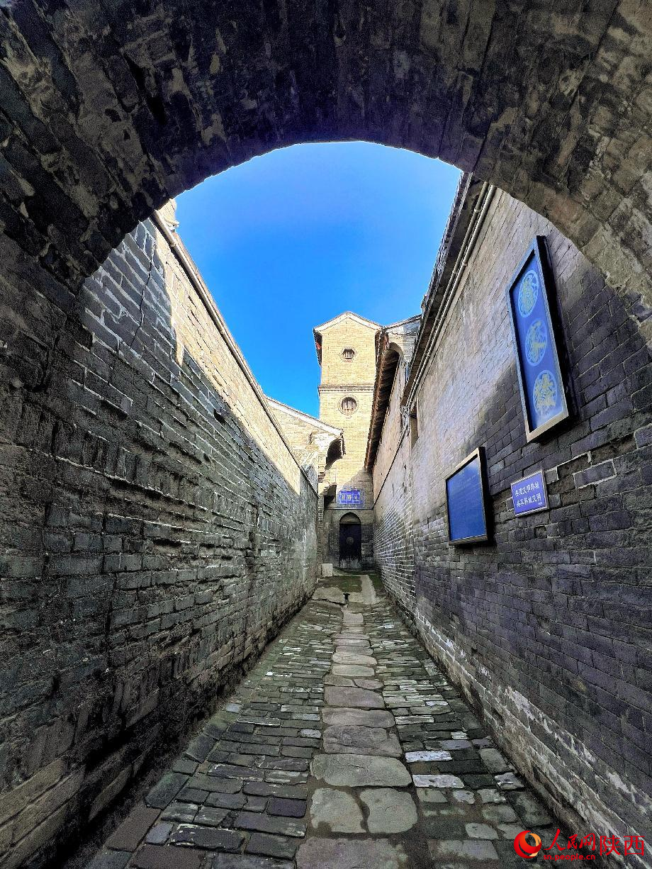 党家村“先得月”楼。人民网记者 邓楠摄