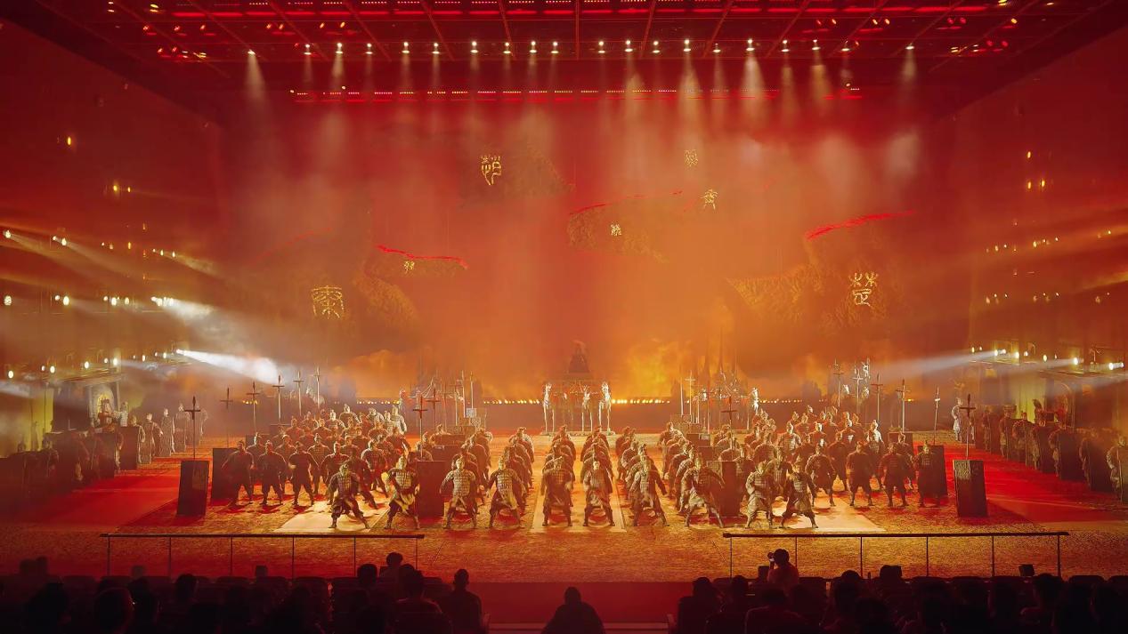 《赳赳大秦》演出现场。演出方供图