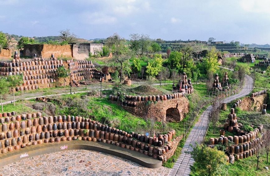 航拍堯頭窯。劉正良攝