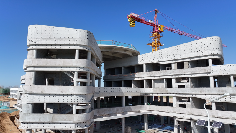 正在建設的靖邊縣低空經濟產業園