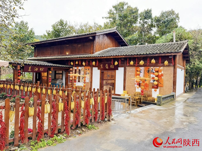 梭欏村的豆腐坊、老油坊、釀酒坊。留壩縣委宣傳部供圖