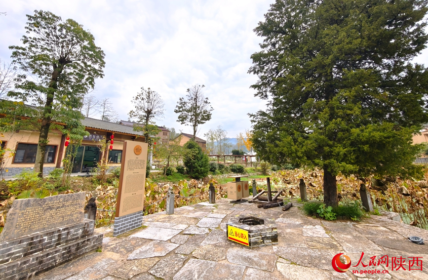 鐘家溝村的紅軍井。人民網記者 鄒星攝