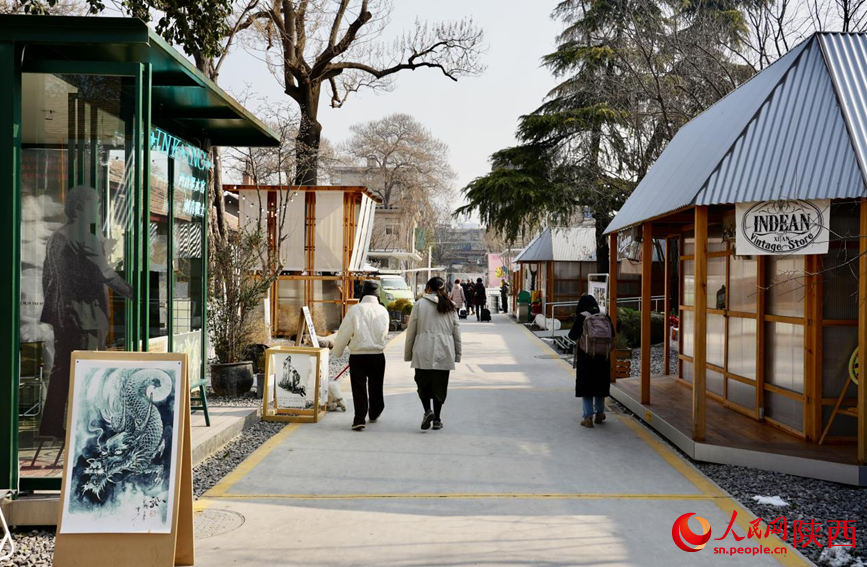 西仓市集文创公园街景。人民网记者 邹星摄