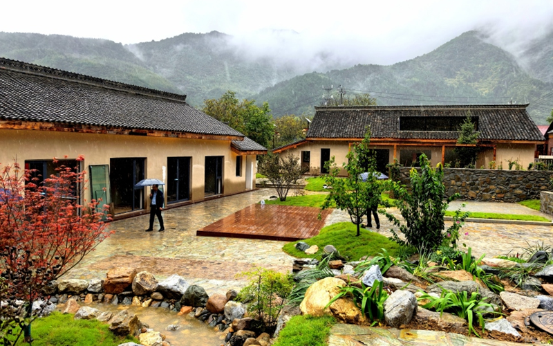 太白縣精品民宿（資料圖）。太白縣文旅局供圖