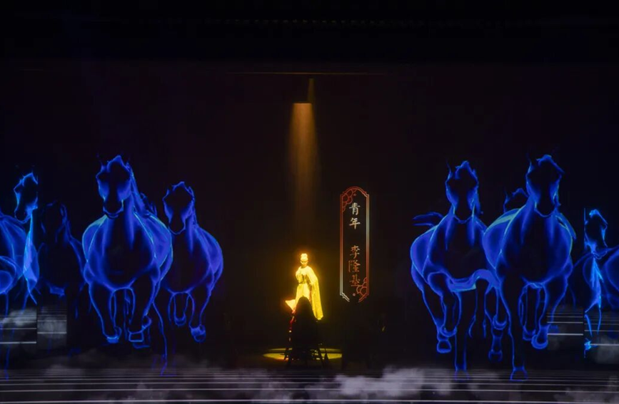 《大唐之騰飛》演出。大唐芙蓉園供圖