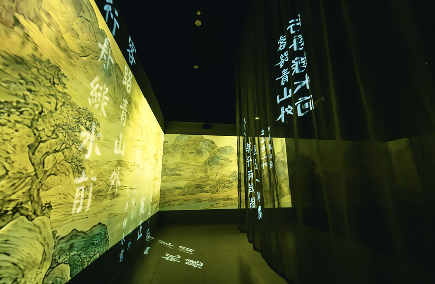 光影與詩畫構建的唐代文化長廊。曲江飛行劇院供圖