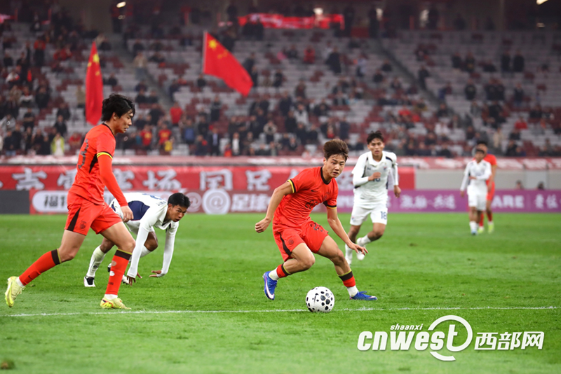 中国U23男足2比2战平泰国。