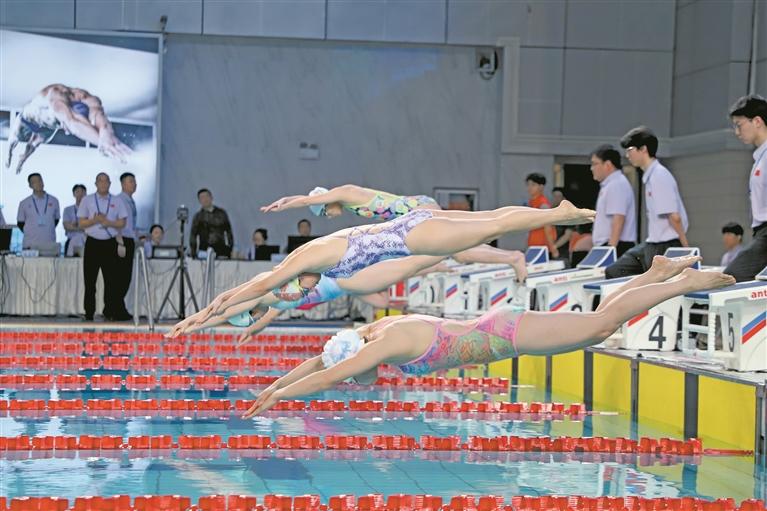 銀浪躍十載 “泳”動長安春