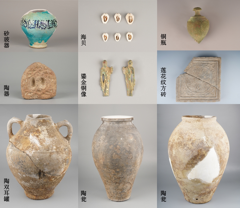 中国新疆奇台唐朝墩古城遗址出土文物。丝绸之路考古合作研究中心（西北大学）供图