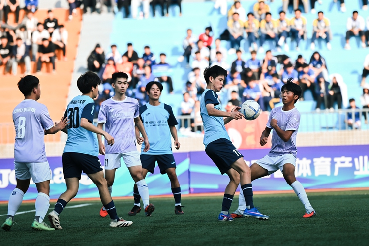 2026-2027赛季“中国电信·星辰杯”陕西省大学生足球联赛现场。陕西省体育局供图 