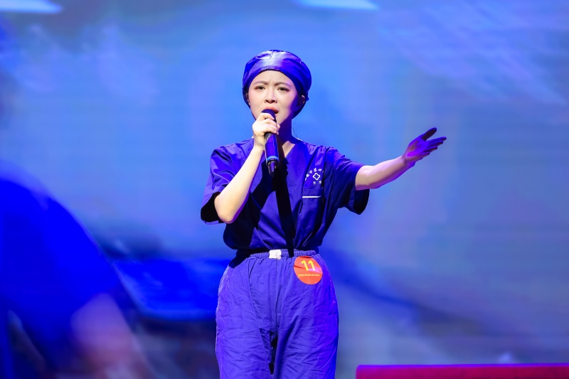 “理润西安”第五届群众宣讲大赛决赛现场。中共西安市委理论讲师团供图