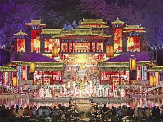 《千年九成宫》演出现场。 受访者供图